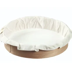 HoM Bakring Hout met Bakpapier Ø20x4cm 3st.