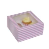 HoM Cupcake Doosje 4 Circus (incl. tray met venster) 2st.