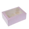HoM Cupcake Doosje 6 Circus (incl. tray met venster) 2st.