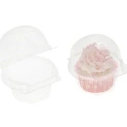 HoM Cupcake Pod 1 Transparant 96x90x86mm 15st.