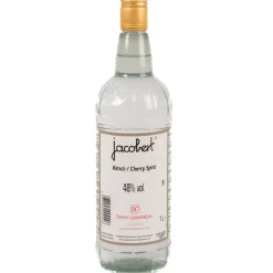 Jacobert Kirsch 48% 1liter (speciaal voor patisserie)