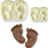 JEM Pop it uitsteker/mal Baby feet (baby voetjes) set/2