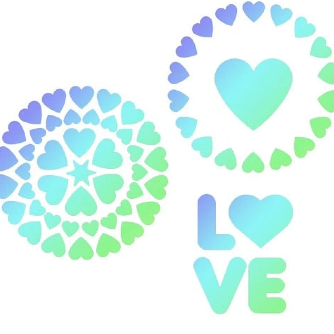 JEM Sjabloon Love Set/3
