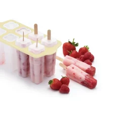 Kitchen Craft IJsvorm voor 8 IJsjes (incl 16 ijsstokjes)
