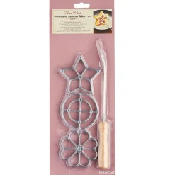 Kitchen Craft Rozet Mallen IJzer Set/3