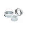 Kitchen Craft Uitsteker Set/3 Rond Gekarteld RVS