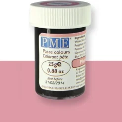 Kleurstof gel PME Plum Pink 25 gram