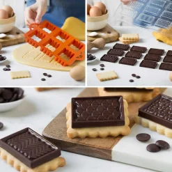 Koekjes Uitsteker Set Chocolade Biscuits 2-delig