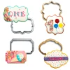 Koekjes Uitsteker Set Frames 4-delig