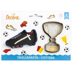 Koekjes Uitsteker Voetbalschoen en Beker**