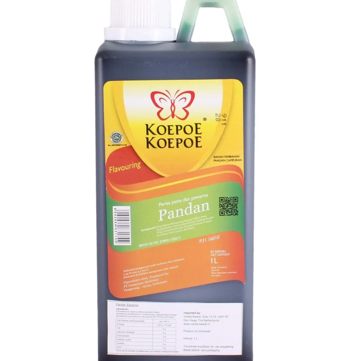 Koepoe Koepoe Smaakpasta Pandan 1l