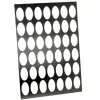 Logo-galettes sjabloon RVS Ovaal Klein