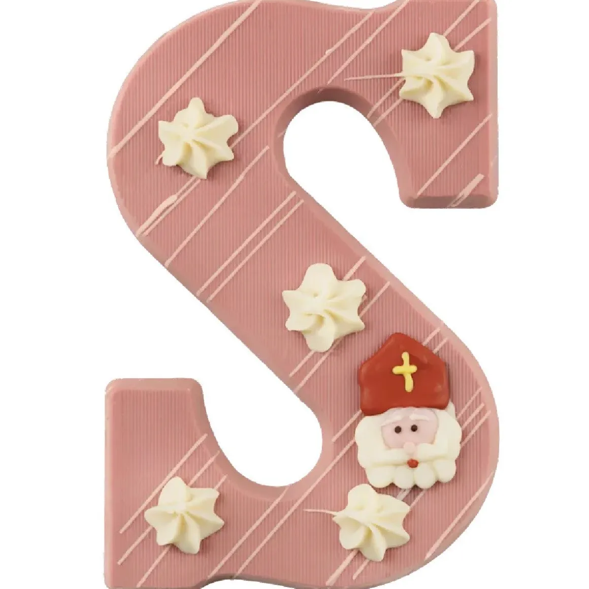 Luxe Chocoladeletter Ruby -Letter S- 220g