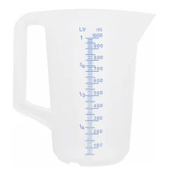 Maatbeker Kunststof, 1 liter