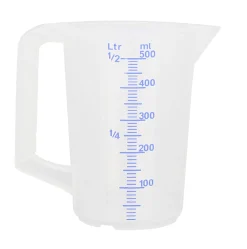 Maatbeker Kunststof, 0,50 liter