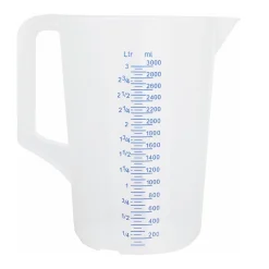 Maatbeker Kunststof, 3 liter