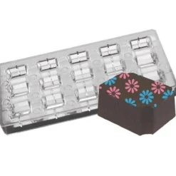 Magneet bonbonvorm Rechthoek 35x28x14mm (15)