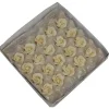 Marsepein rozen 6 blads 40mm 20 stuks, Wit Luxe