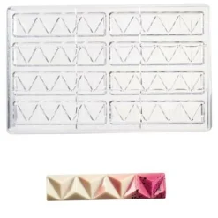 Martellato Chocolademal Pyramide Tablet (8x) 12,3x2,7x1,2 cm