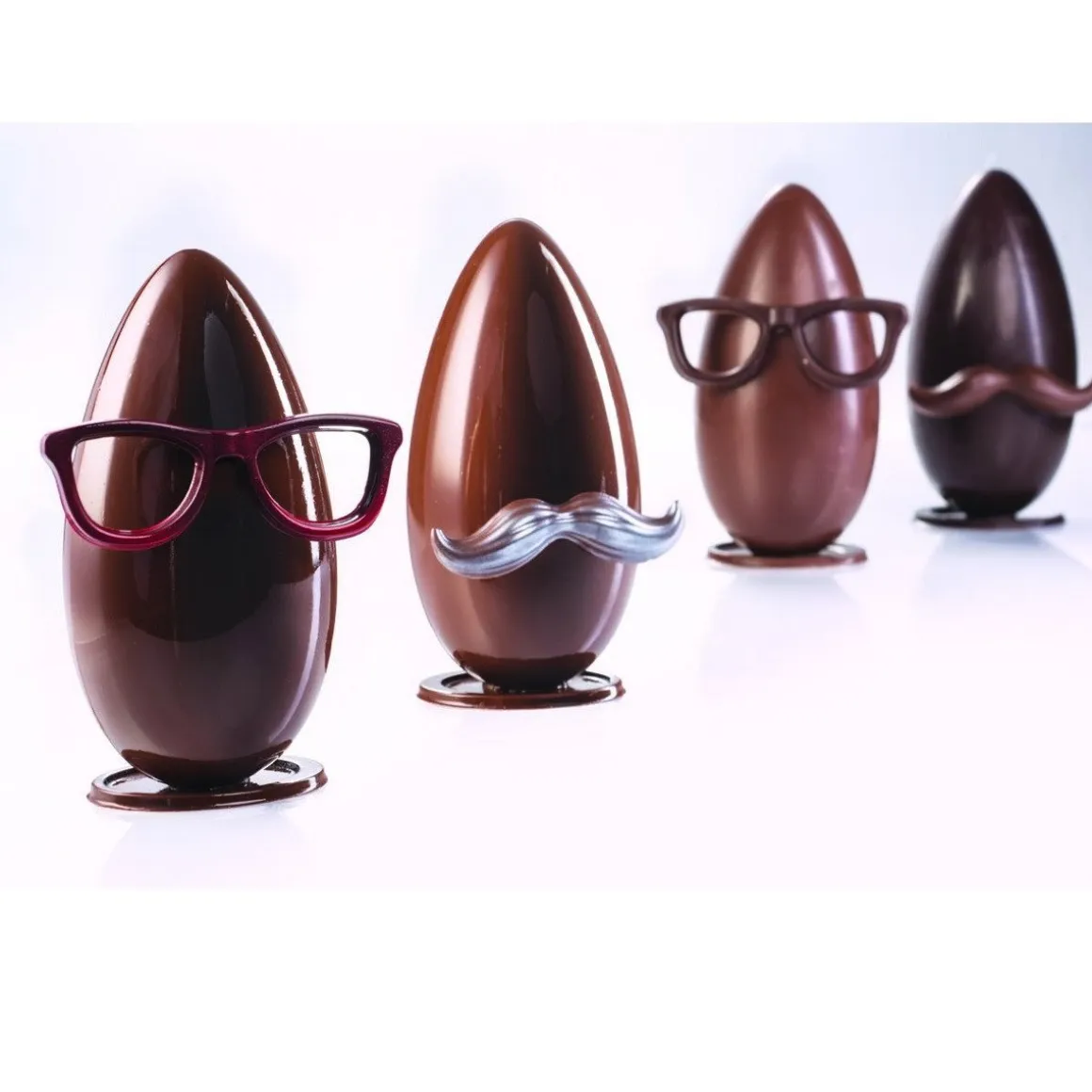 Martellato Chocolademal Snor en Bril (8x)