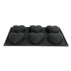 Martellato Siliconen Vorm Hart 74,5x68mm (6) 29x17cm