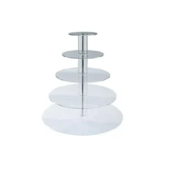 Martellato Taartstandaard Plexiglas 5 etages