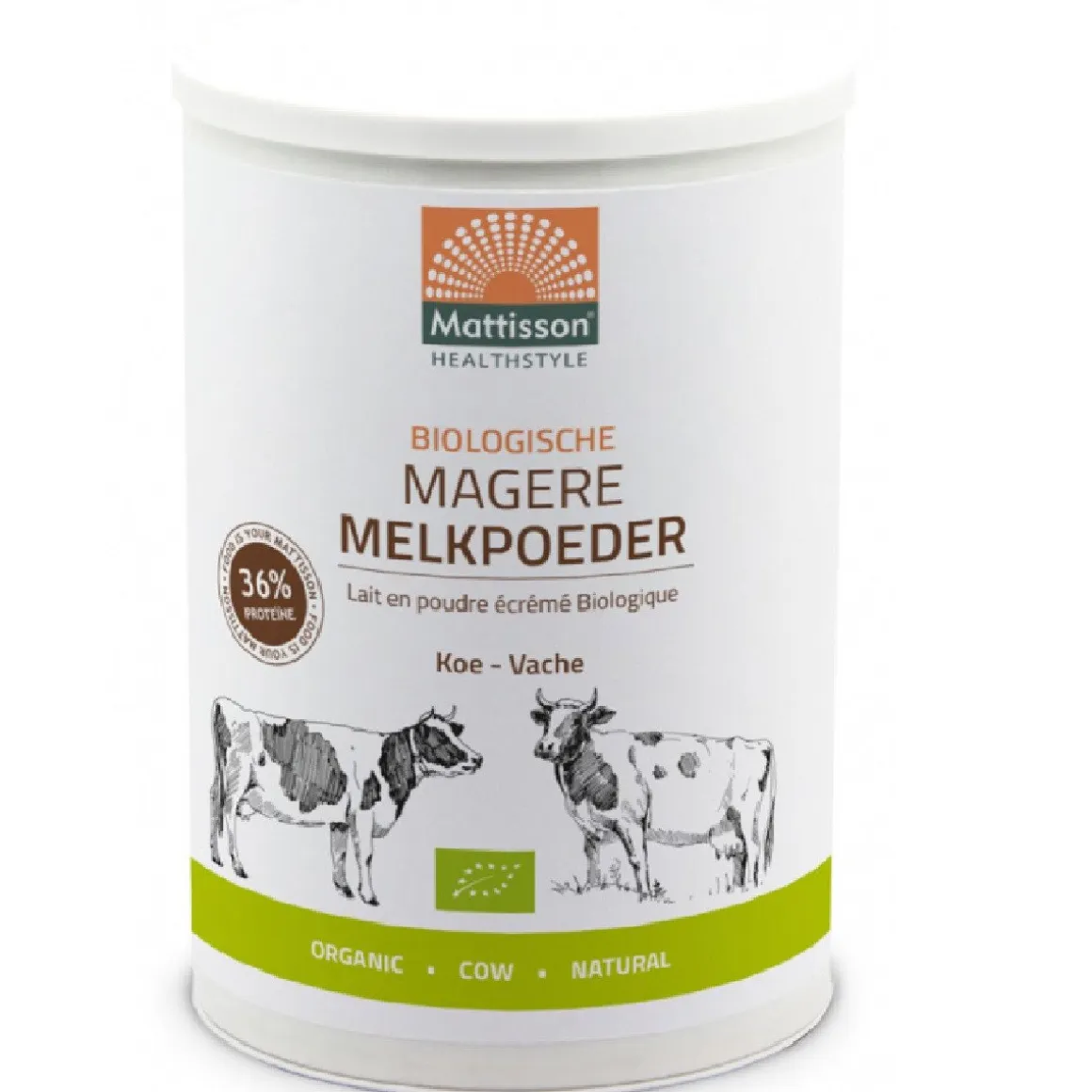 Mattisson Magere Melkpoeder Biologisch 450g