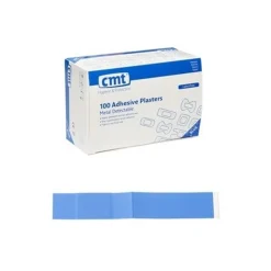 Metaaldetectiepleisters blauw 20x120mm / 100st.