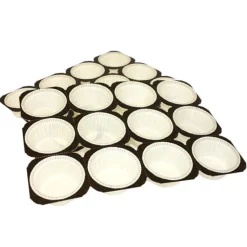 Muffin/Cupcake Tray papier Wit set 2x12 vormpjes