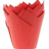 Muffin Cups HoM Tulp Rood 36st.
