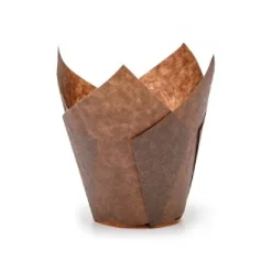Muffin Cups Tulp Bruin 2400st.