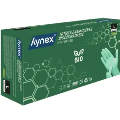 Nitril Handschoenen (Wegwerp) BIO Groen 100st. - Maat L
