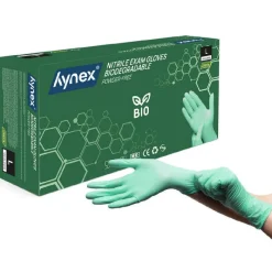 Nitril Handschoenen (Wegwerp) BIO Groen 100st. - Maat L