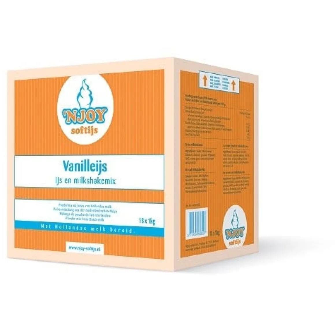 Njoy IJsmix Poeder Vanille (18x1kg)