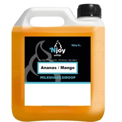 Njoy Milkshake Siroop Ananas/Mango (2 liter)