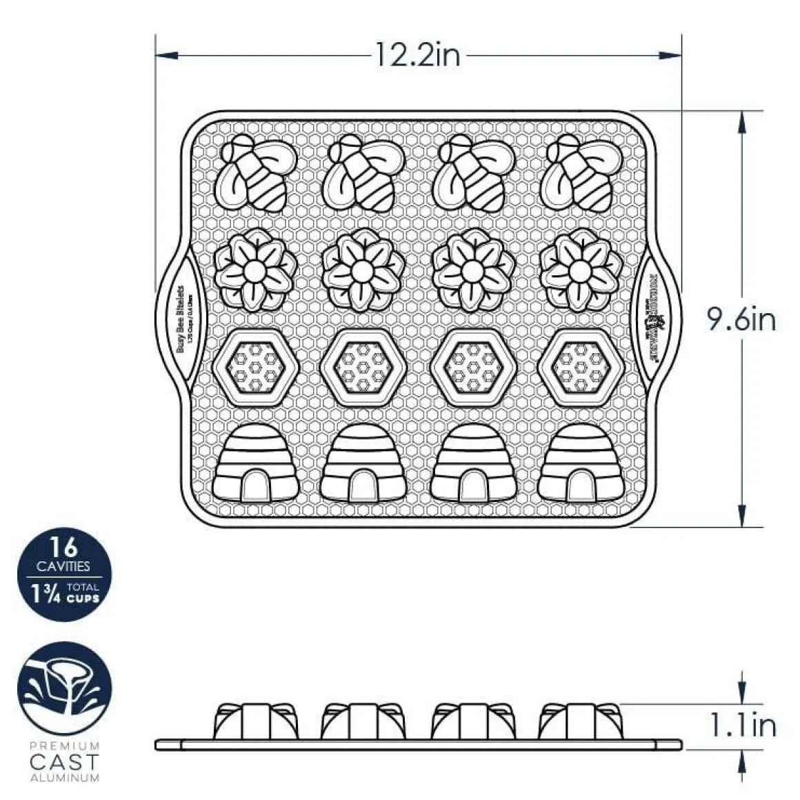 Nordic Ware Bijen Bakvorm Mini