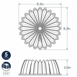 Nordic Ware Brilliance Tulband Bakvorm Klein