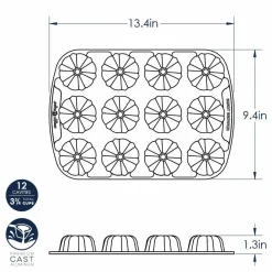 Nordic Ware Brownie Bundt Bakvorm