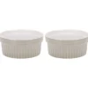 Ovenschaal Porselein (Creme Brulee) Ø11x4,8cm Set/2