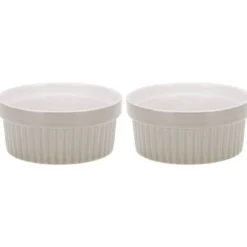 Ovenschaal Porselein (Creme Brulee) Ø11x4,8cm Set/2