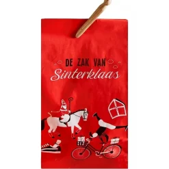 Papieren Zak Sinterklaas 47x20x10cm