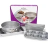 Patisse Bakvormen Silver-Top Set/4**