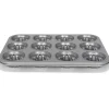 Patisse Mini Tulbandvorm Silver-Top 12 stuks 35x26cm