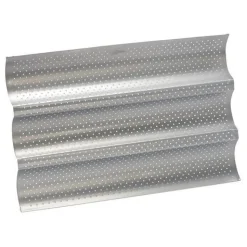 Patisse Stokbroodvorm 3-delig Silver-Top 38x24cm