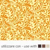 Pavoni Chocolade Transfersheets Gele Structuur 34x26cm 10st