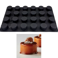 Pavoni Siliconen Vorm Cilinder Ø65x40mm (24) 60x40cm