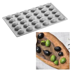 Pavoni Siliconen Vorm Olijf 32x22mm (30) 30x17,5cm