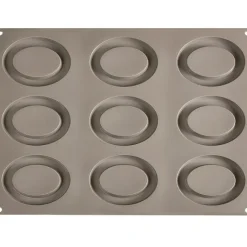 Pavoni Siliconen Vorm Ovale Ø105x80mm (9) 30x40cm