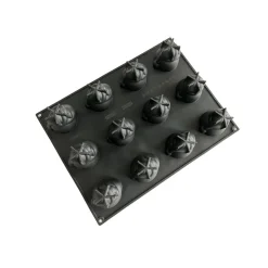 Pavoni Siliconen Vorm Santa (Haasnoot) 60x72mm (12) 30x40cm