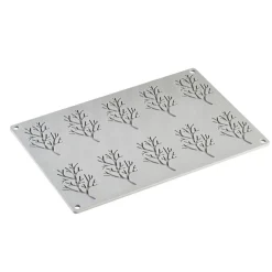 Pavoni Siliconen Vorm Wood Ø78x48mm (10) 30x20cm